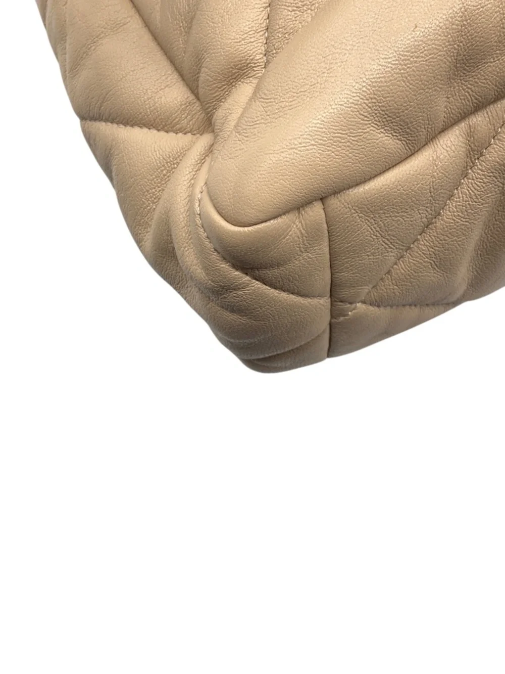 CHANEL BEIGE 2020 QUILTED LAMBSKIN LEATHER MEDIUM CHANEL 19 FLAP SHOULDER BAG WI